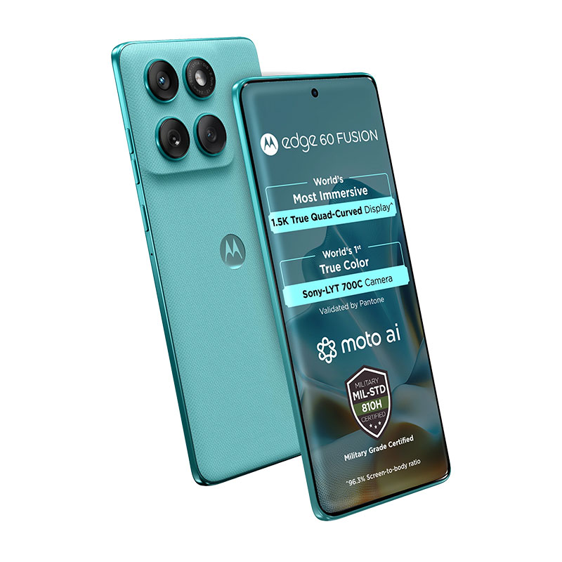 Picture of Motorola Edge 60 Fusion 5G (12GB RAM, 256GB, Pantone Amazonite)
